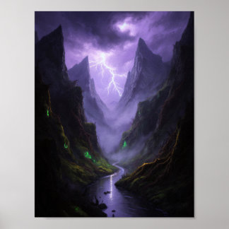 Das zerschmetterte Vale Poster