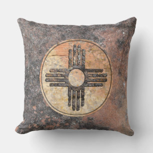 Das Zia-Sun-Symbol in New Mexiko - Canyons reden Kissen