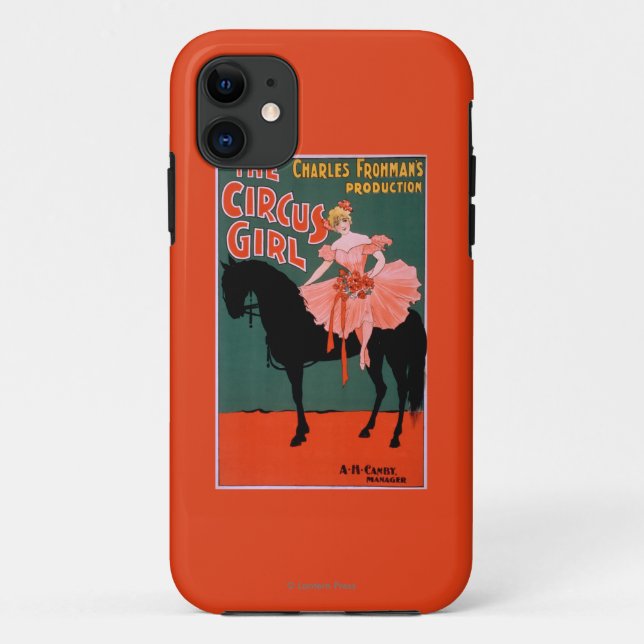 Das Zirkus-Mädchen - Frau auf PferdeTheater- Case-Mate iPhone Hülle (Rückseite)