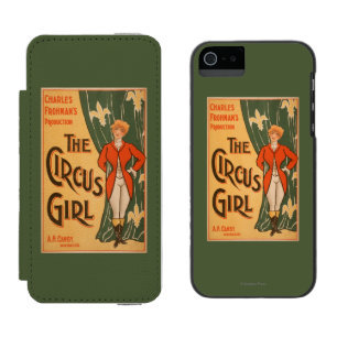 Das Zirkus-Mädchen-Theaterplakat #1 Incipio Watson™ iPhone 5 Geldbörsen Hülle
