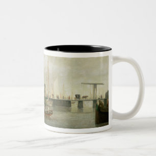 Das Zollamt, Amsterdam Zweifarbige Tasse