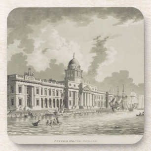 Das Zollamt, Dublin, 1792 (Stich) Getränkeuntersetzer
