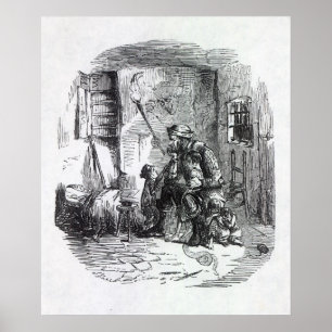 Das Zuhause des Rick-Brenners, Illustration von Poster