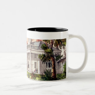 Das Zuhause von George Washington Zweifarbige Tasse