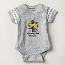 Das zukünftige Disc-Golfmeister-Baby onsie Baby Strampler