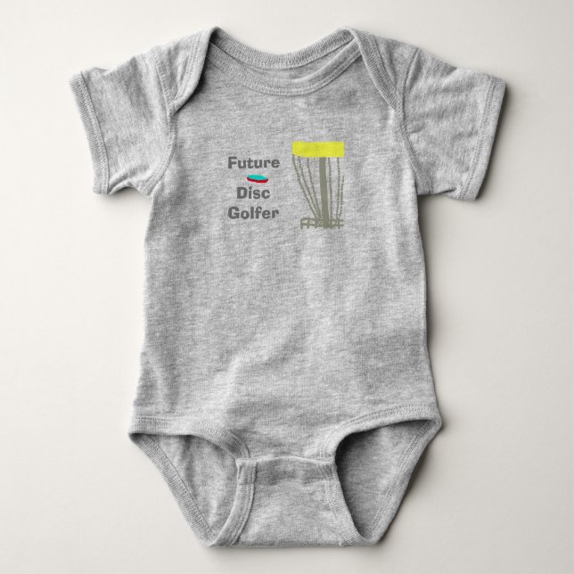 Das zukünftige Discgolfspieler-Baby onsie Baby Strampler (Vorderseite)