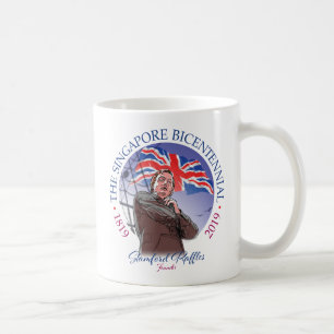 Das zweihundertjährige Souvenir von Singapur Kaffeetasse