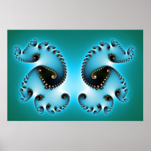 Das Zwillinge Abstract Poster