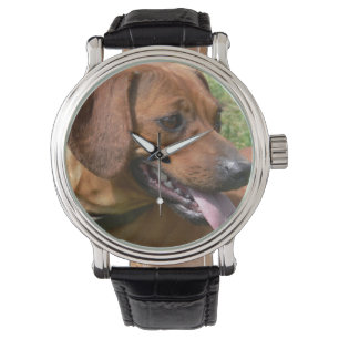 Daschund Hund Armbanduhr