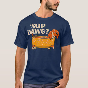 Daschund Niedlich Sup Dawg Dackel Doppy Puppy Love T-Shirt