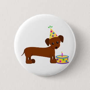 DaschundBDay Button