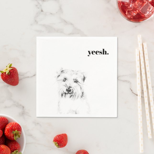 Dash der Hund Servietten (Beispiel)