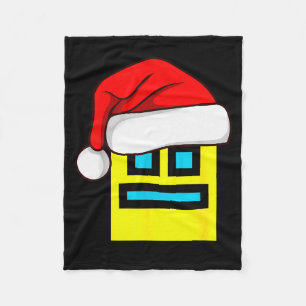 Dash-Geometrie-Wiederholung Weihnachten Santa-Hut Fleecedecke