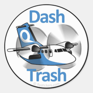 Dash Trash (Factory Livery) Runder Aufkleber