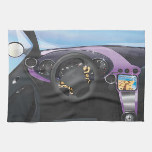 Dashboard für Sportwagen Handtuch