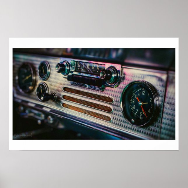 Dashboard Poster Print (Vorne)