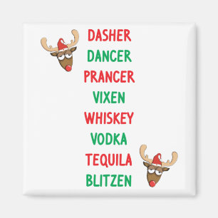 Dasher Dancer Magnet