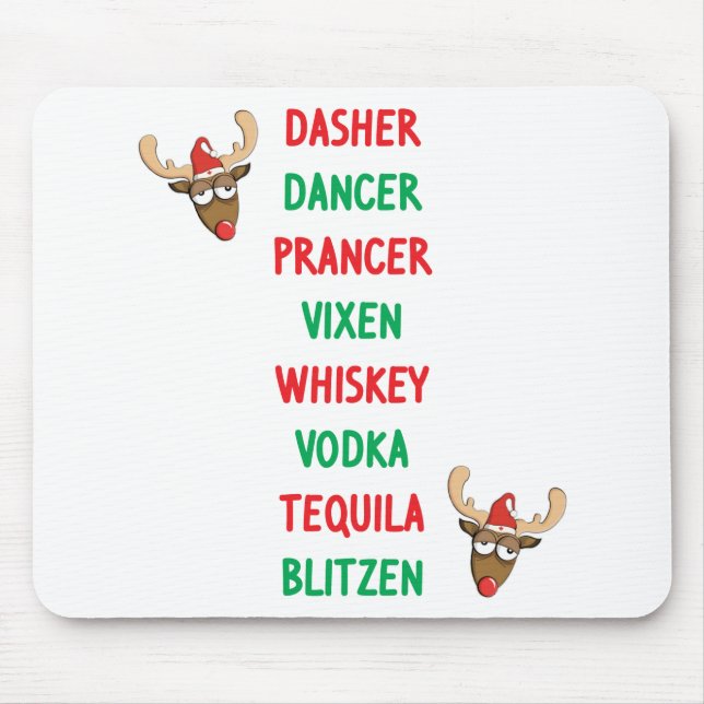 Dasher Dancer Mousepad (Vorne)