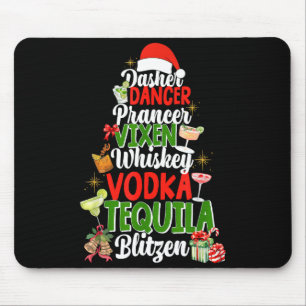 Dasher Dancer Prancer Vixen Moscato Wodka Tequila Mousepad