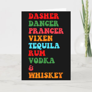 Dasher Dancer Prancer Vixen Tequila Rum Wodka Desi Karte