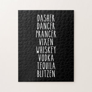 Dasher Dancer Prancer Vixen Whiskey Vodka Tequila