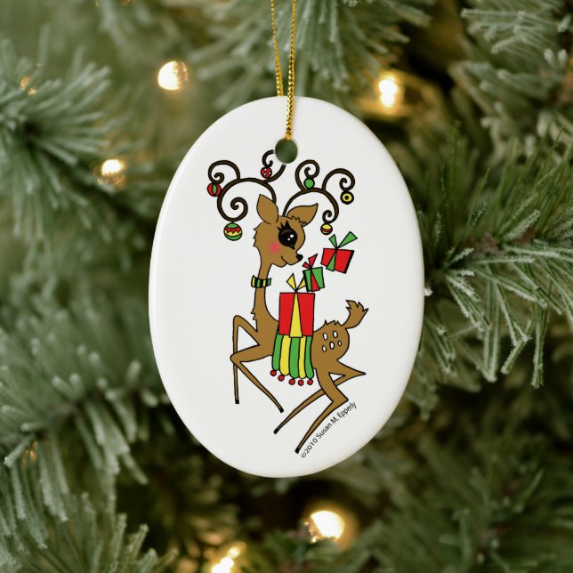 Dasher Keramikornament (Baum)