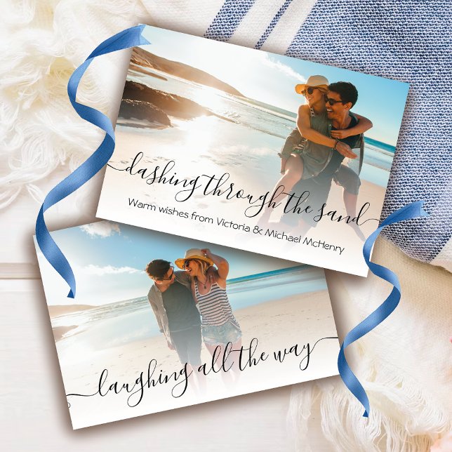 Dashing à travers la carte de vacances Tropical Sa (Créateur téléchargé)