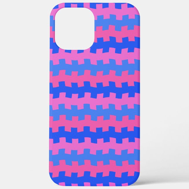 Dashing Blue and Pink Chemistry Case-Mate iPhone Hülle (Rückseite)