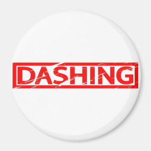Dashing Briefmarke Magnet