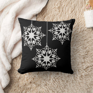 Dashing durch den Schnee Schneeflocke Weihnachten Kissen