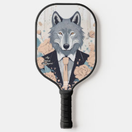 Dashing Wolf Personalisiert Pickleball Paddle
