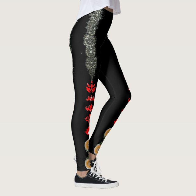 Dasi desinge Herbst läuft Leggings (Rechts)