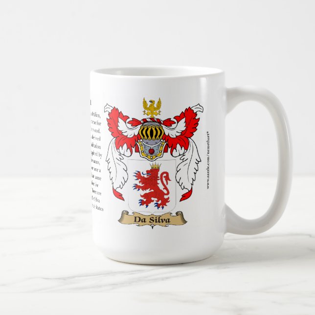 DASilva, der Ursprung, die Bedeutung und das Kaffeetasse (Rechts)
