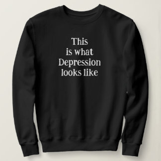 DasistwasDepressionaussiehtwie_QRCTScan Sweatshirt