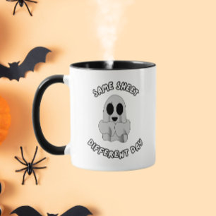 Dasselbe Blatt, anderer Tag Tasse