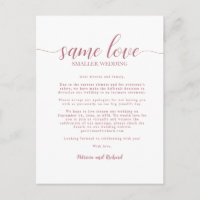 Dasselbe Liebe-Downsize-Rose-Gold