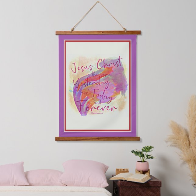 Dasselbe Wandteppich Mit Holzrahmen (Schlafzimmer)