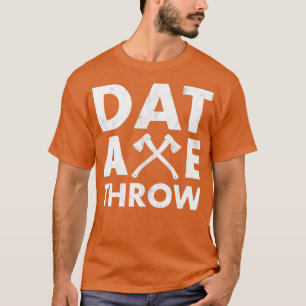Dat ax wirft Männer und Frauen lustig ab, wenn sie T-Shirt