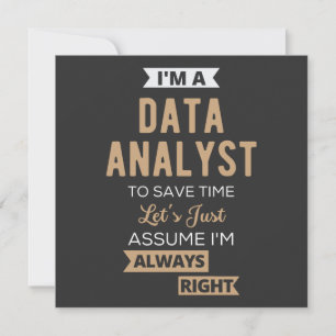 Data Analyst Einladung