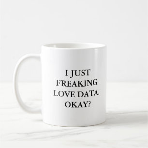 Data Analyst Geschenk I nur Liebe Daten Funny Kaffeetasse