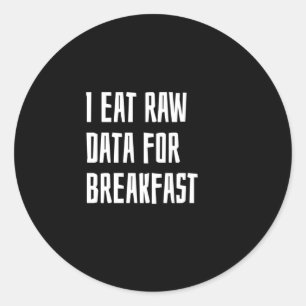 Data analyst runder aufkleber