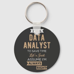 Data Analyst Schlüsselanhänger