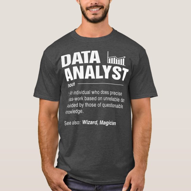 Data Analyst Sleep-Analyse von Daten definieren, u T-Shirt (Vorderseite)