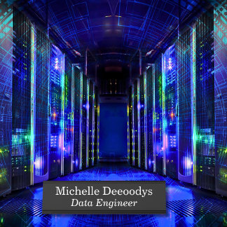 Data Engineer Black Schreibtischnamensplakette