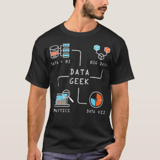 Data Geek Information Analyst Geschenk Idee Funny  T-Shirt