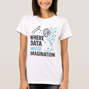 Data Imagination Nexus: Abstrakter Algorithmus T-Shirt