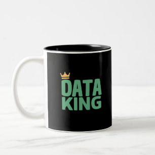 Data King-Tone-Kaffee-Tasse Zweifarbige Tasse