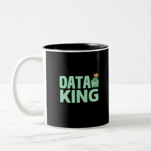 Data King-Tone-Kaffee-Tasse Zweifarbige Tasse