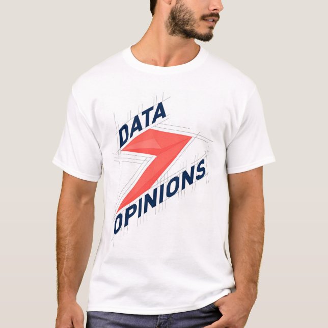 DATA > OPINIONS Men’s T-Shirt | Geek Tee (Vorderseite)