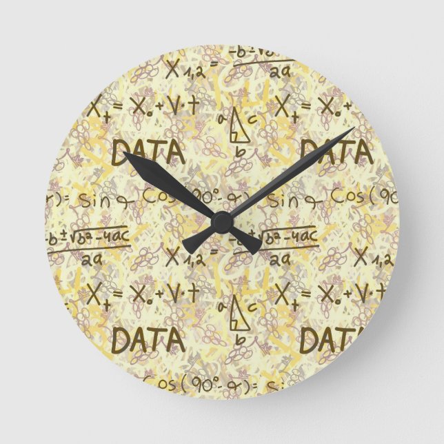 Data Science and Statistics Professional Wall  Runde Wanduhr (Vorderseite)